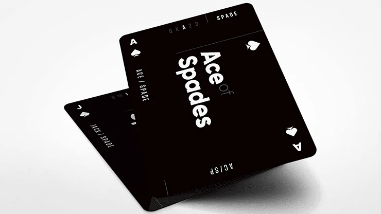 Grid Typographic Playing Cards USPCC - Image 4
