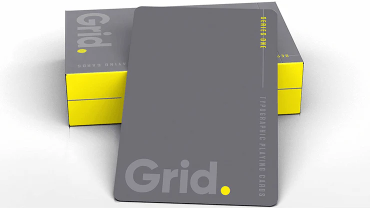 Grid Typographic Playing Cards USPCC - Image 6