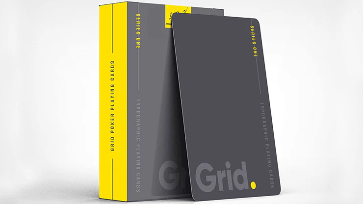 Grid Typographic Playing Cards USPCC - Image 7