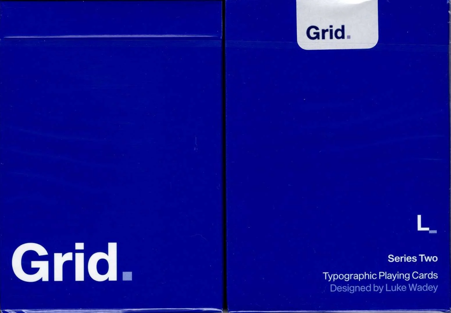 Grid v2 Typographic Playing Cards USPCC