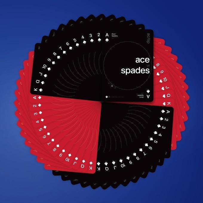 Grid v2 Typographic Playing Cards USPCC - Image 2
