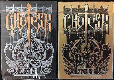 Grotesk Macabre 2 Deck Set Playing Cards EPCC