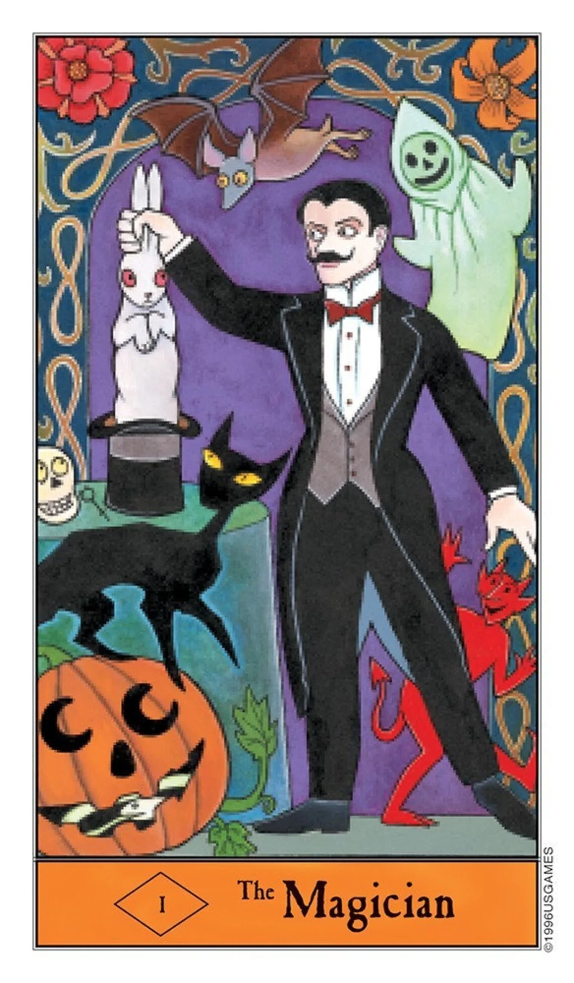 Halloween Tarot Deck in Tin USGS - Image 3