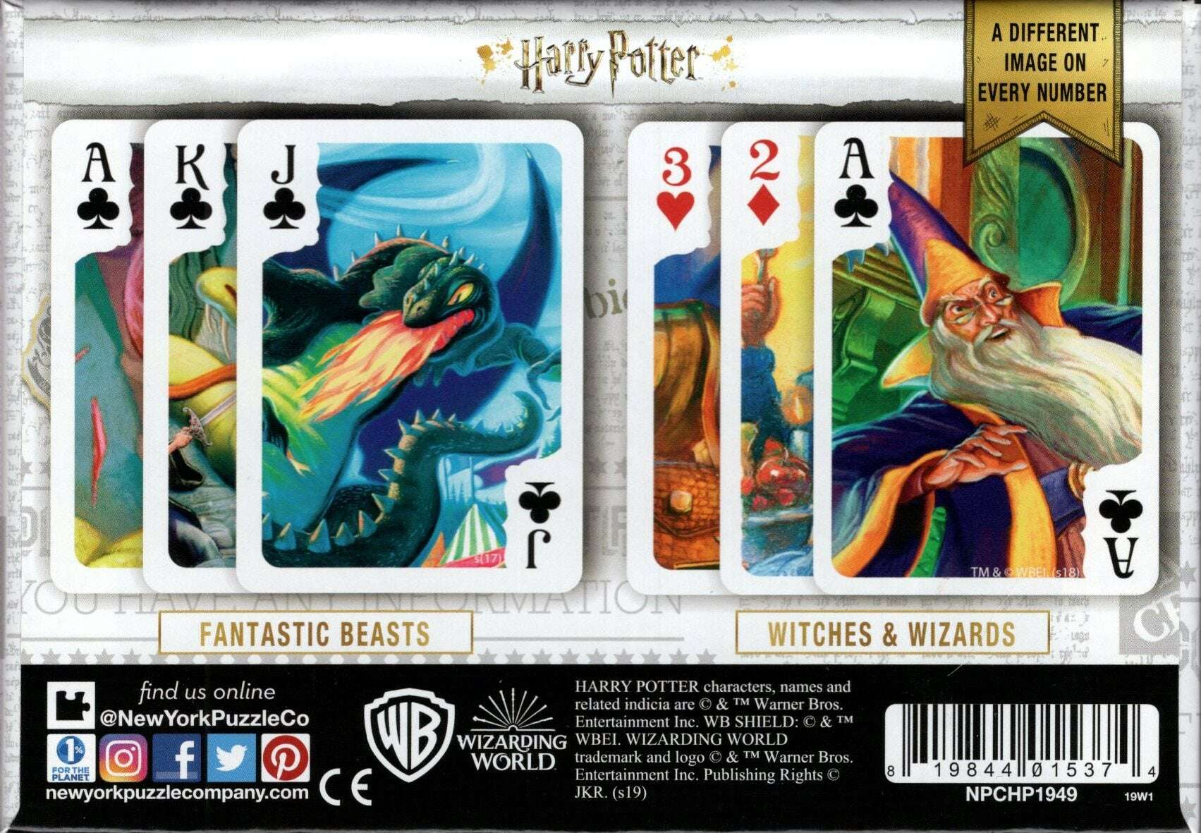 Harry Potter Playing Cards 2 Deck Set NYPC - Image 4