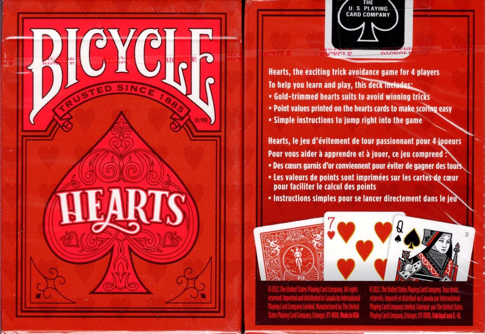 Hearts Bicycle Playing Cards - Twists and Turns Await! - Image 3