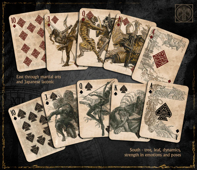 Heroes of the Nations Playing Cards USPCC - Image 11