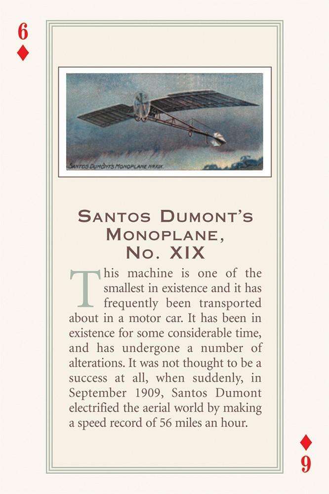 Historic Early Aviation 1783-1909 Playing Cards USGS - Image 5