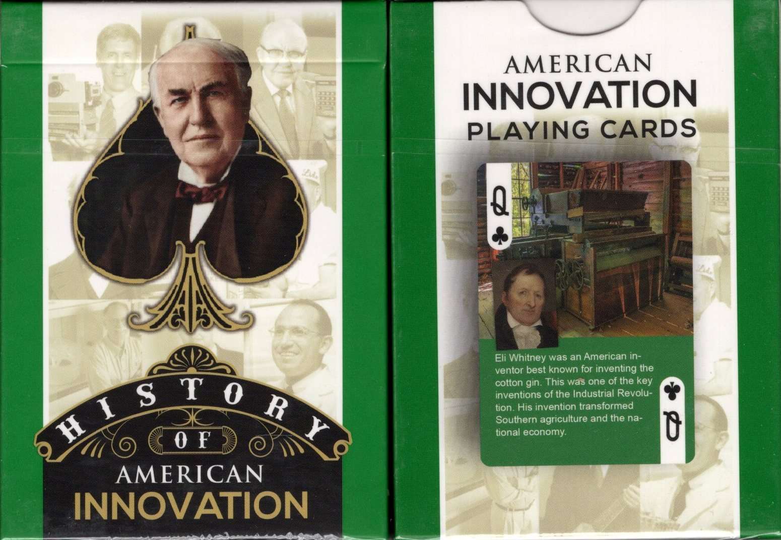 History of American Innovation Playing Cards WJPC