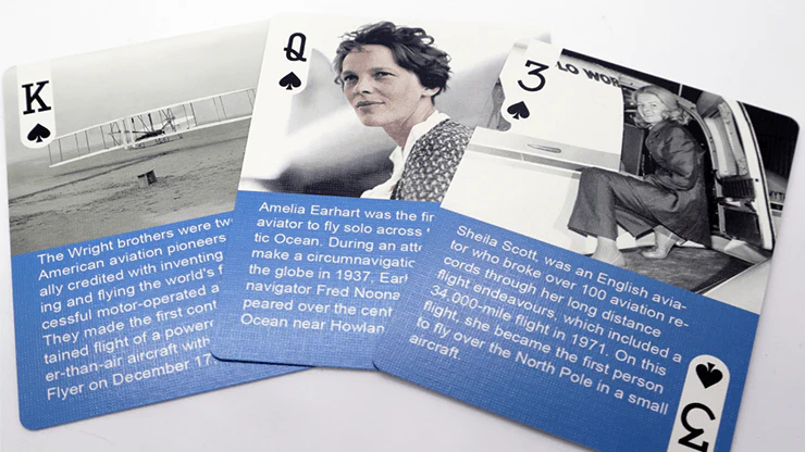 History Of Aviation Playing Cards WJPC - Image 3