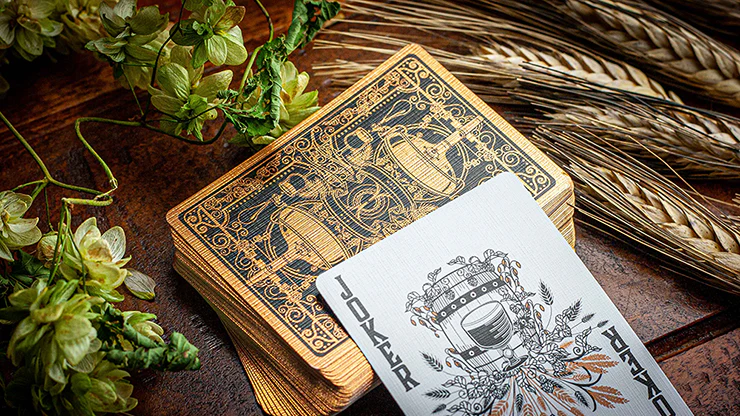Hops & Barley Copper Playing Cards Cartamundi - Image 3