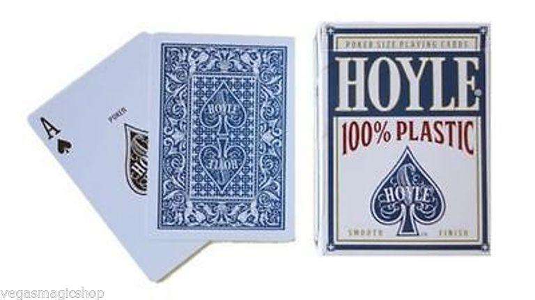 Hoyle 100% Plastic Blue Playing Cards - Image 3