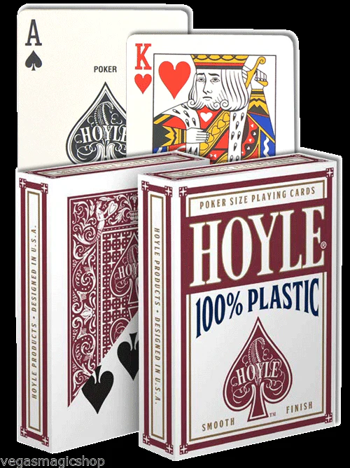 Hoyle 100% Plastic Red Playing Cards - Image 3