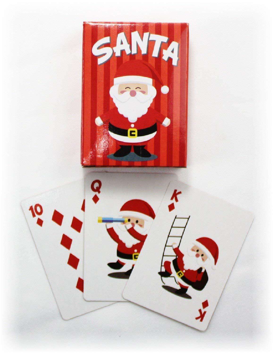 Hoyle Dog Santa 3 Deck Set Mini Holiday Playing Cards - Image 4