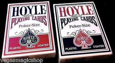 Hoyle Standard Red & Blue Deck Set Playing Cards - Image 2