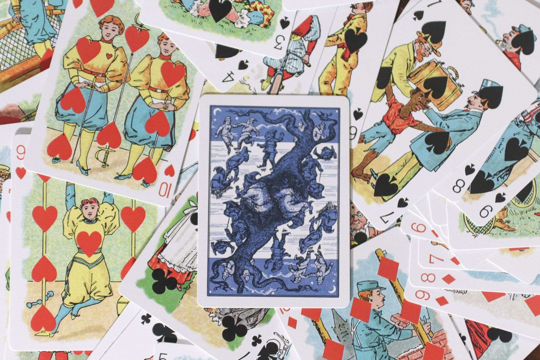Hustling Joe Reproduction Gilded Playing Cards USPCC - Image 15