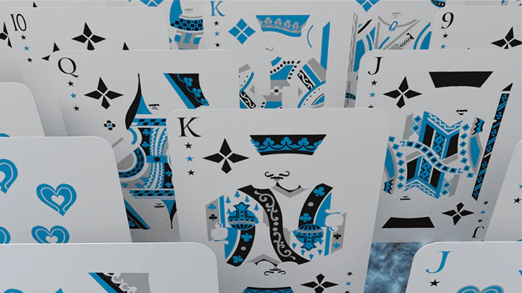 Ice Falcon Deluxe Throwing Playing Cards USPCC - Image 3
