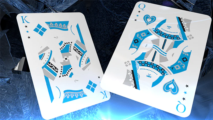 Ice Falcon Throwing Playing Cards USPCC - Image 5