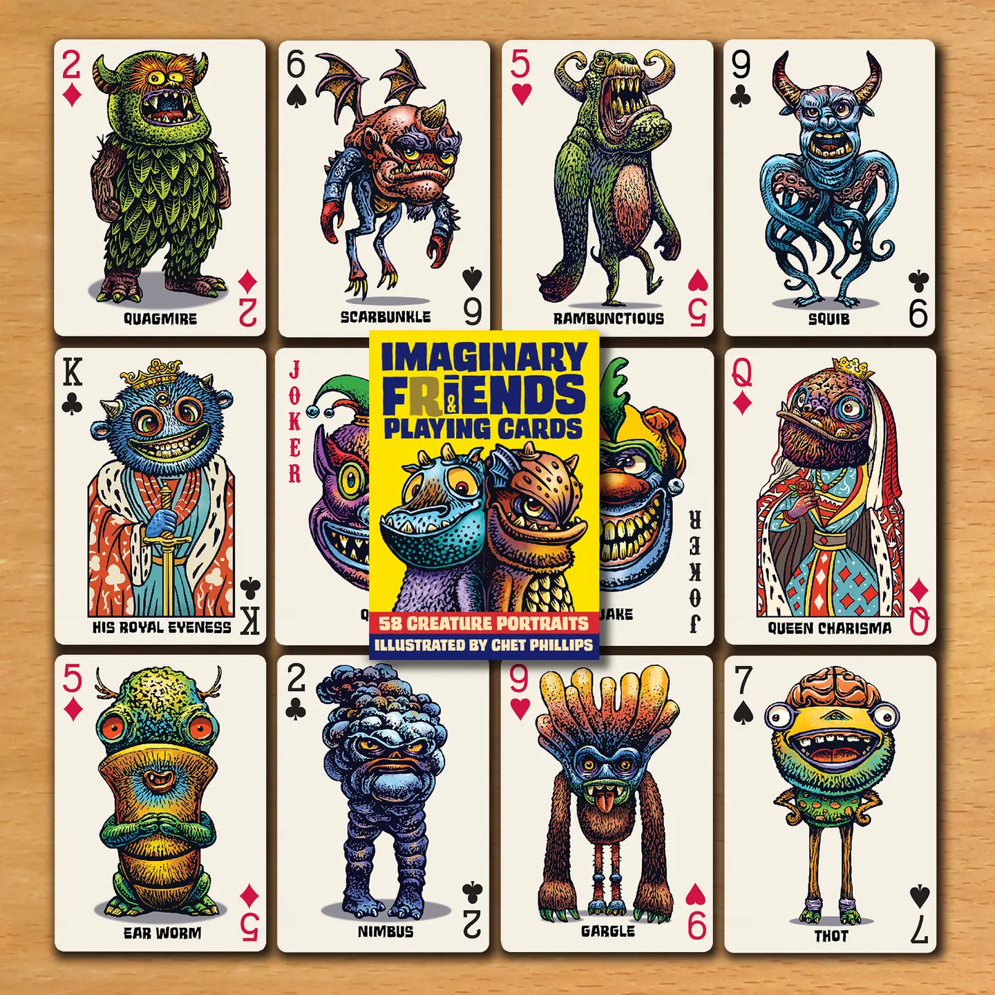 Imaginary Friends and Fiends Playing Cards - Image 2