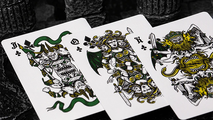 Inferno Emerald Blaze Playing Cards TPCC - Image 4