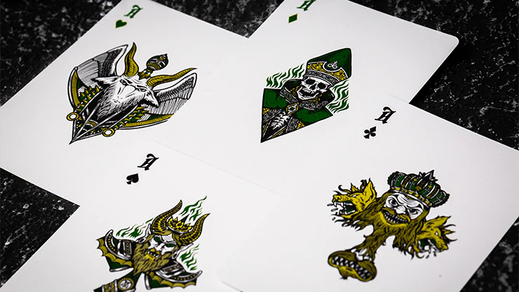 Inferno Emerald Blaze Playing Cards TPCC - Image 5