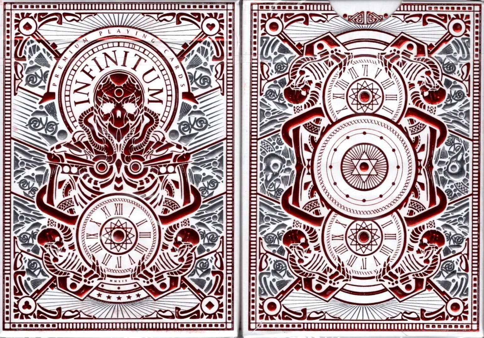 INFINITUM Ghost White Playing Cards WJPC