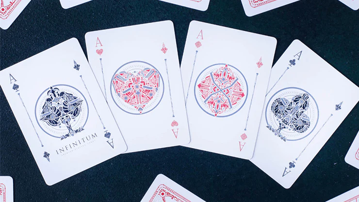 INFINITUM Ghost White Playing Cards WJPC - Image 4