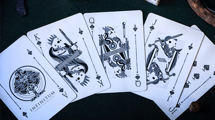 INFINITUM Ghost White Playing Cards WJPC - Image 5
