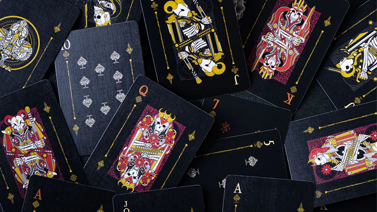 INFINITUM Midnight Black Playing Cards WJPC - Image 2