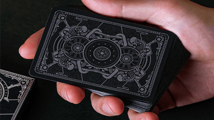 INFINITUM Midnight Black Playing Cards WJPC - Image 3