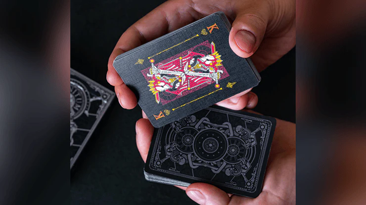 INFINITUM Midnight Black Playing Cards WJPC - Image 4