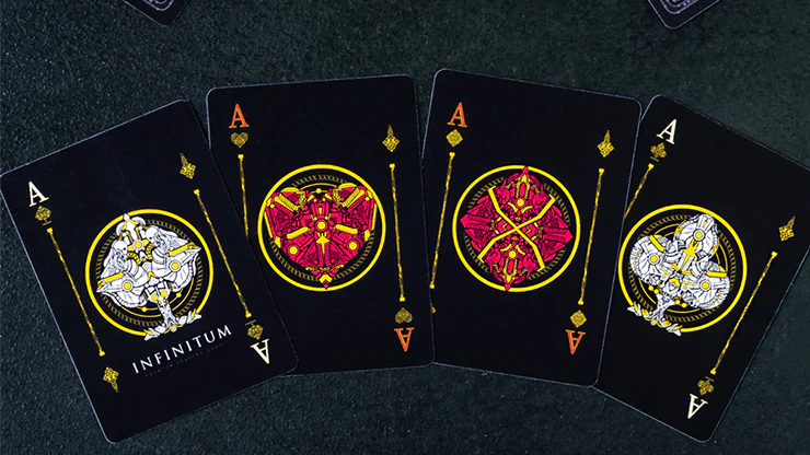 INFINITUM Midnight Black Playing Cards WJPC - Image 5