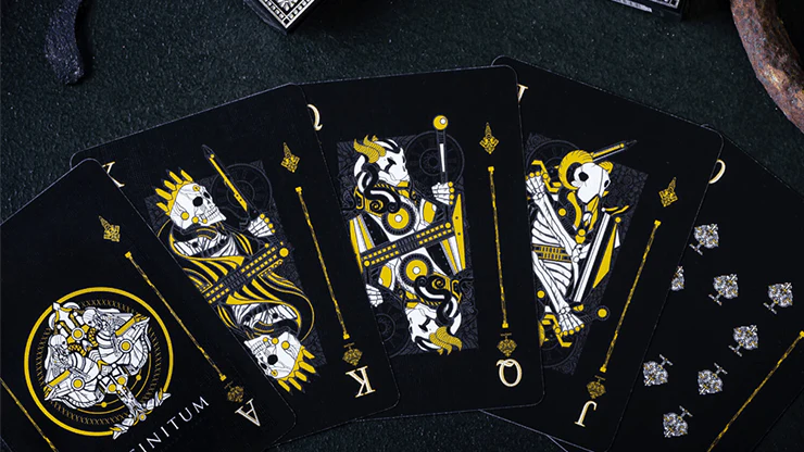 INFINITUM Midnight Black Playing Cards WJPC - Image 6