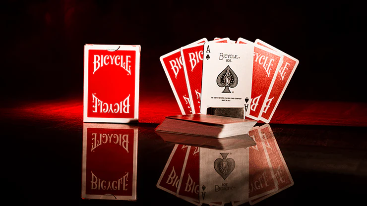 Insignia Back Red Bicycle Playing Cards - Image 3