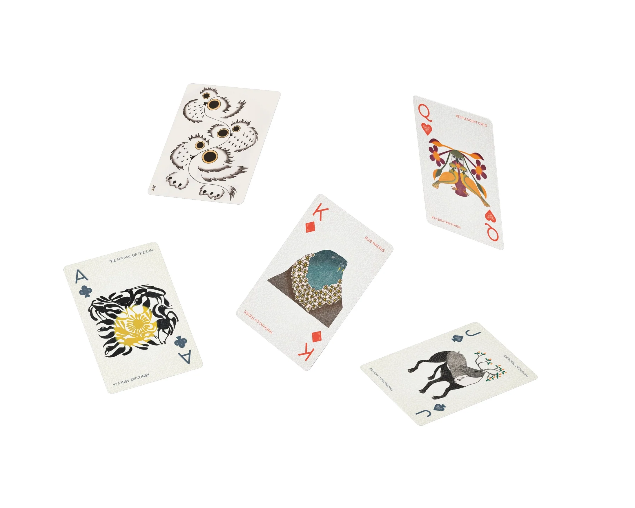 Inuit Art Playing Cards with Magnetic Tuck Box - Image 2