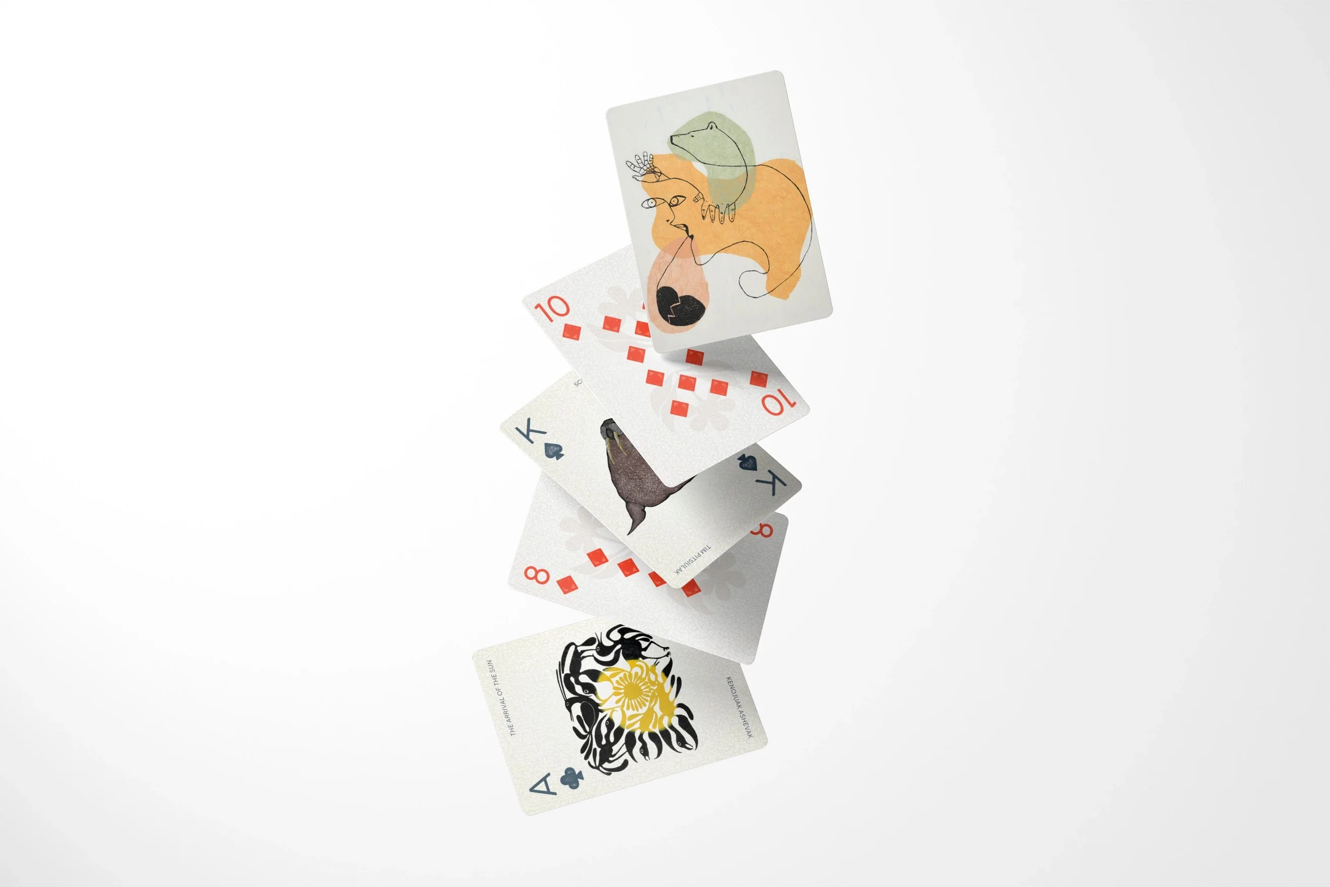 Inuit Art Playing Cards with Magnetic Tuck Box - Image 3