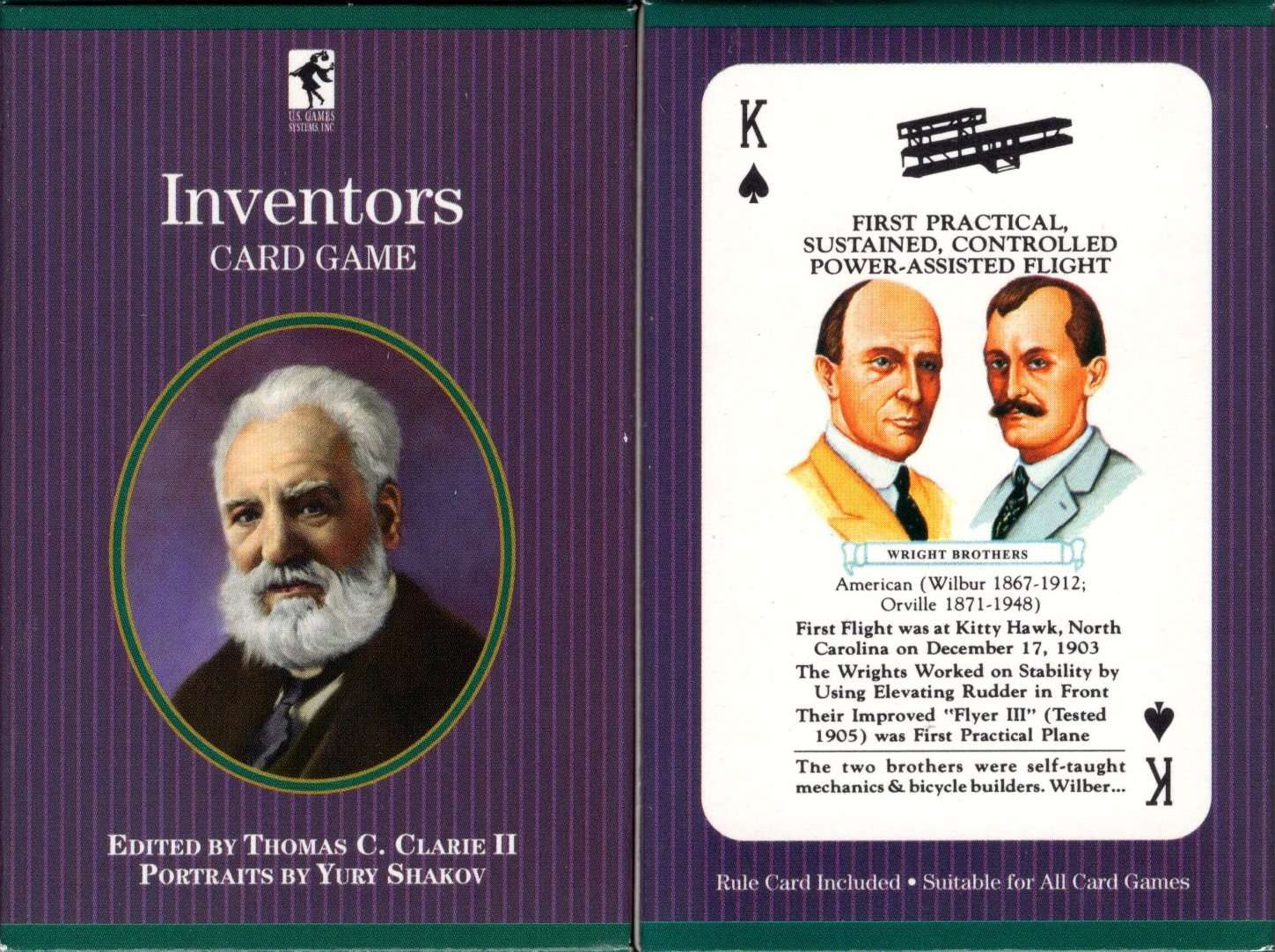 Inventors Playing Cards USGS