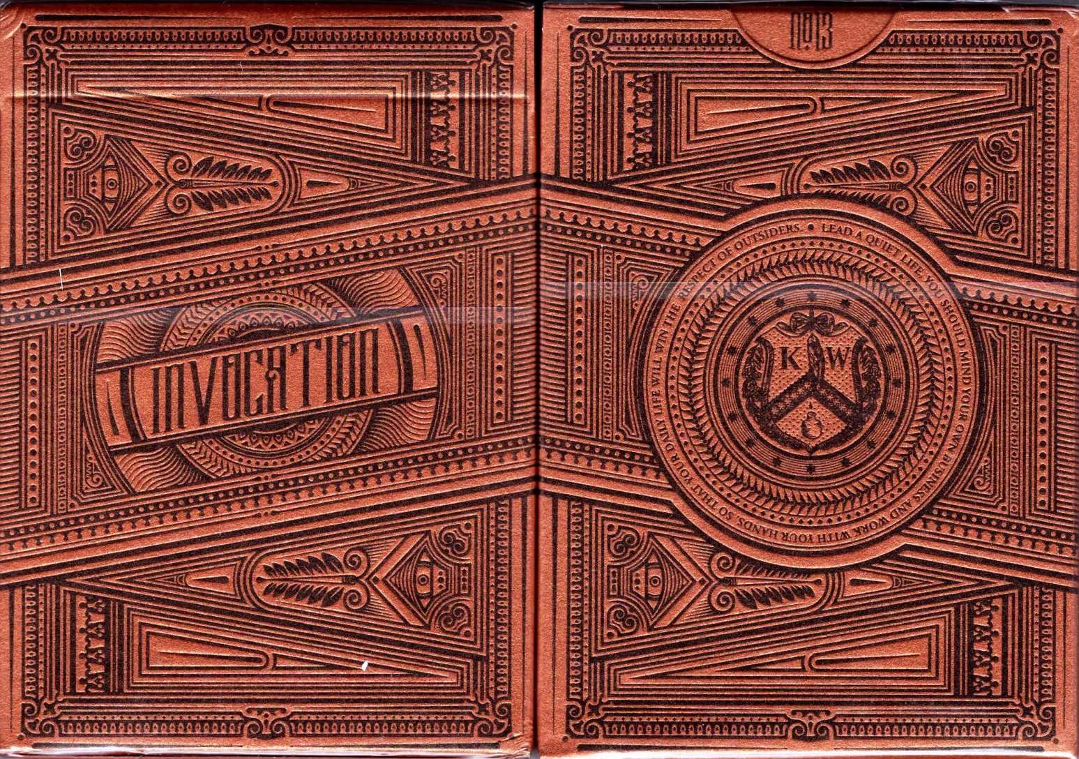 Invocation Copper Playing Cards by Kings Wild Project