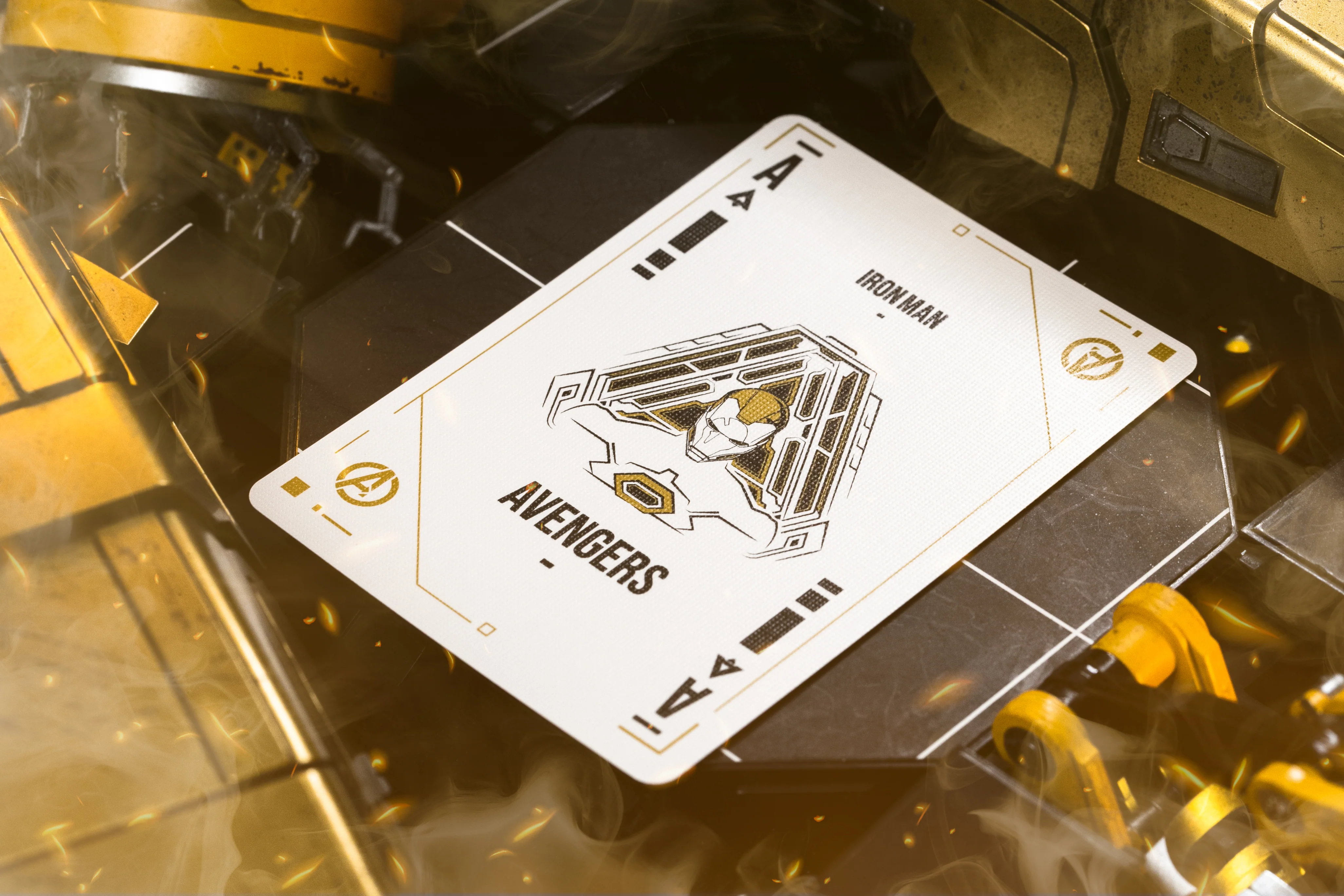 Iron Man Mark 21 Gold Playing Cards - Image 10