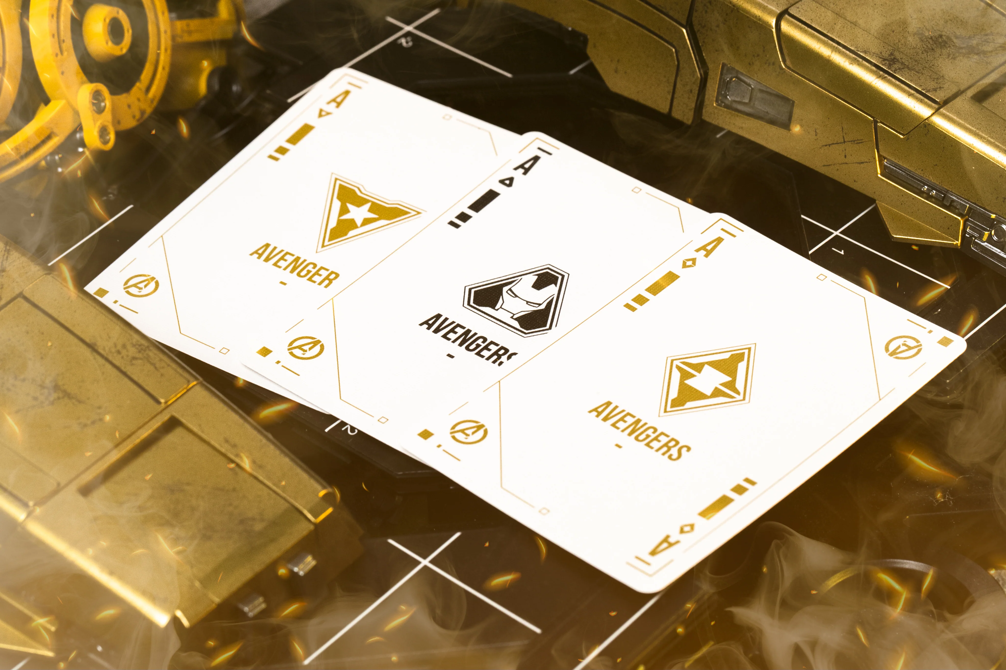 Iron Man Mark 21 Gold Playing Cards - Image 12