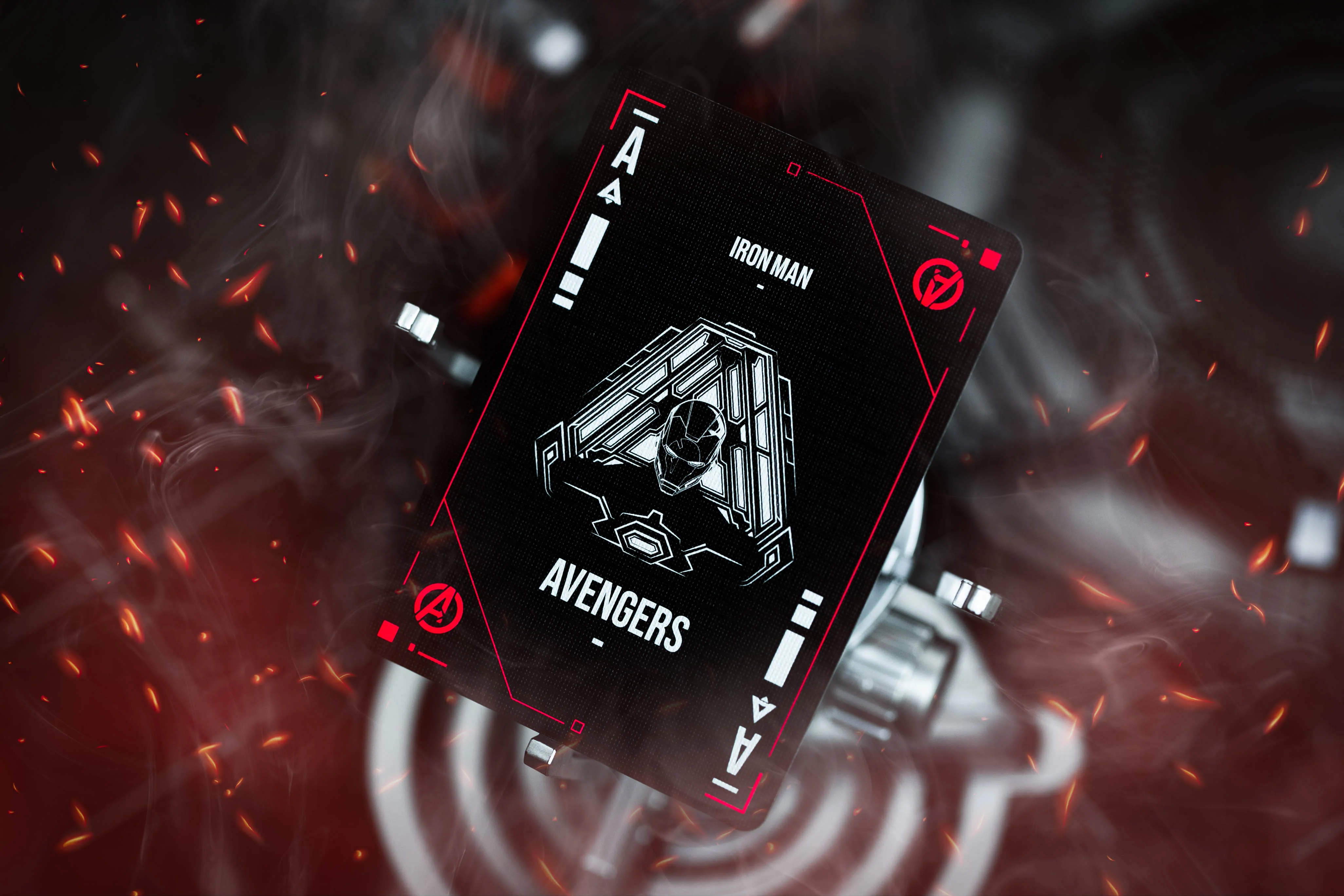 Iron Man Mark 33 Silver Playing Cards - Image 9