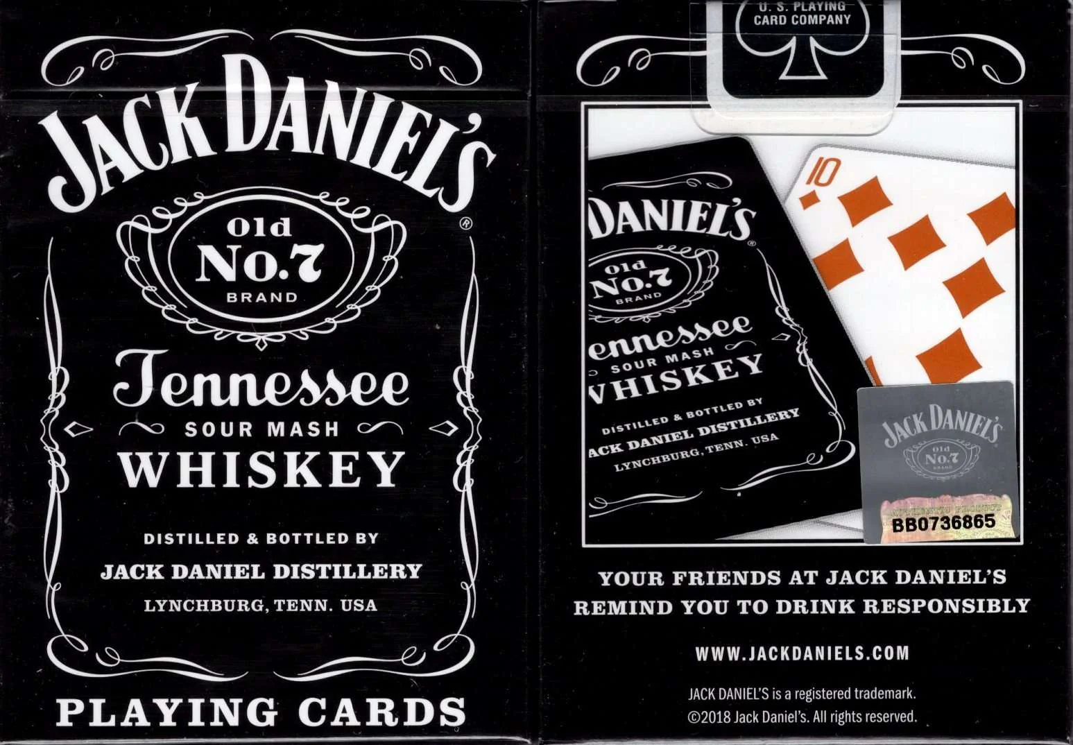 Jack Daniel's Playing Cards USPCC - Image 2