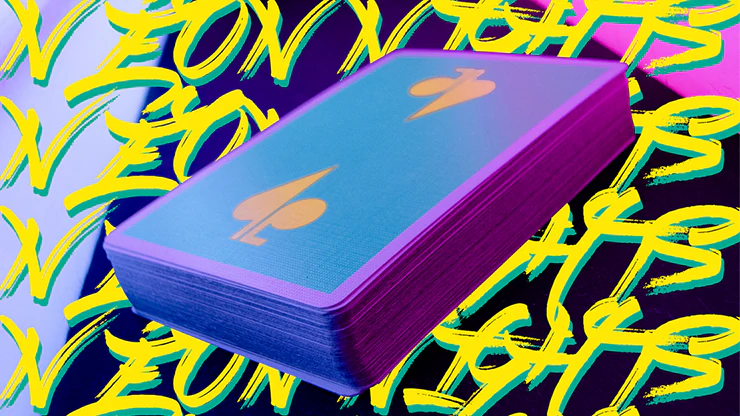 Jaspas Deck Neon Nights Playing Cards - Image 2