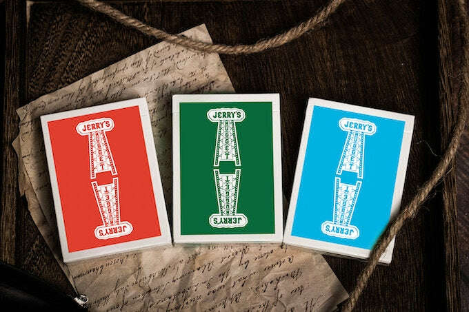 Jerry's Nugget Marked Monotone Playing Cards USPCC