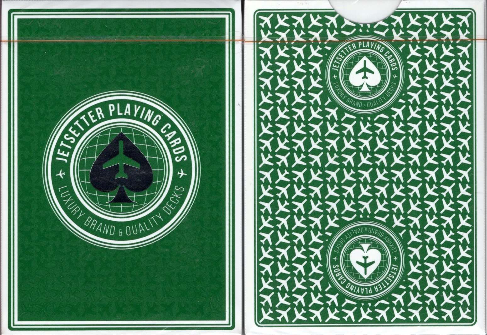Jetsetter Premier Green Playing Cards EPCC