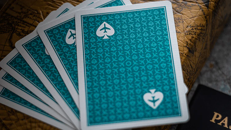 Jetsetter Terminal Teal Playing Cards EPCC - Image 2