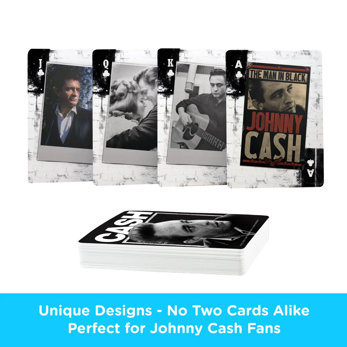 Johnny Cash Playing Cards by Aquarius - Celebrate the Music Legend - Image 2