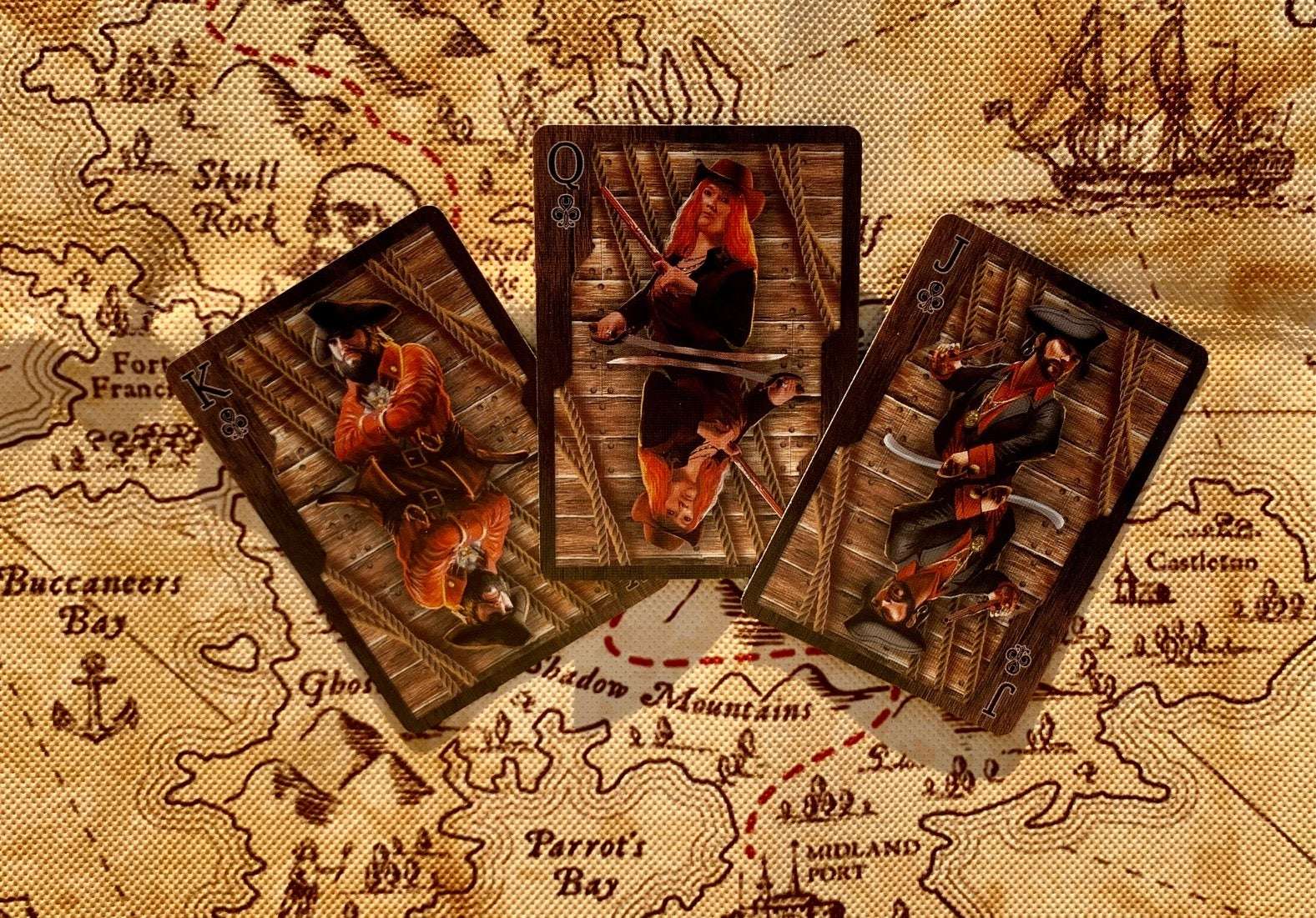 Jolly Roger Bicycle Playing Cards - Tales of Pirate Legends - Image 10