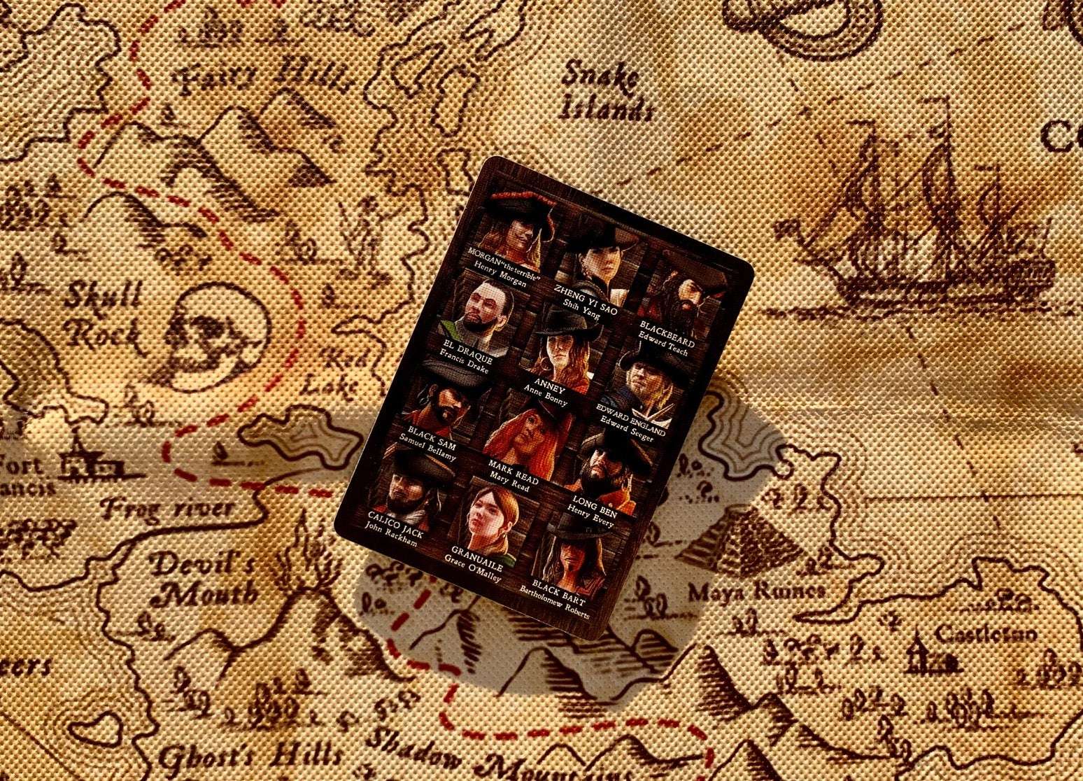 Jolly Roger Bicycle Playing Cards - Tales of Pirate Legends - Image 4