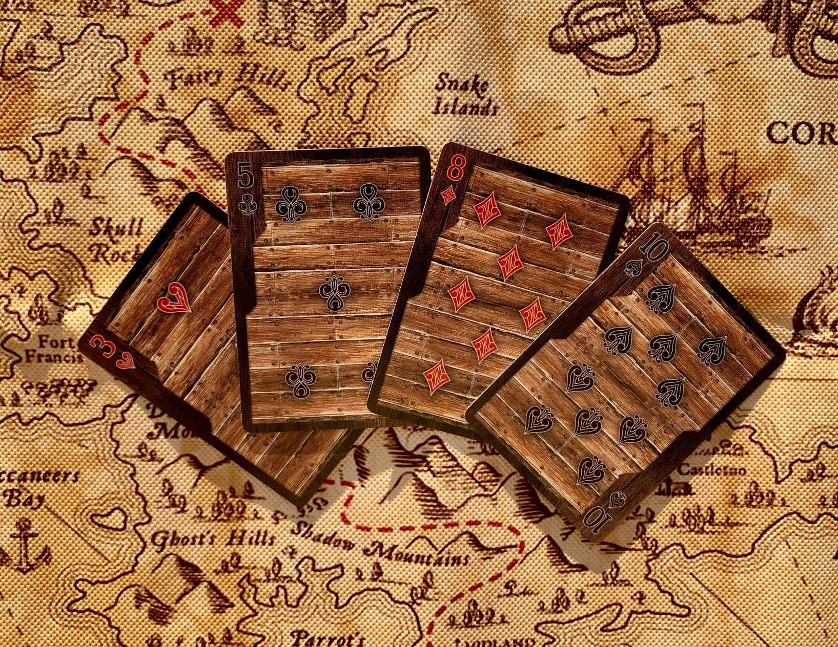 Jolly Roger Bicycle Playing Cards - Tales of Pirate Legends - Image 7