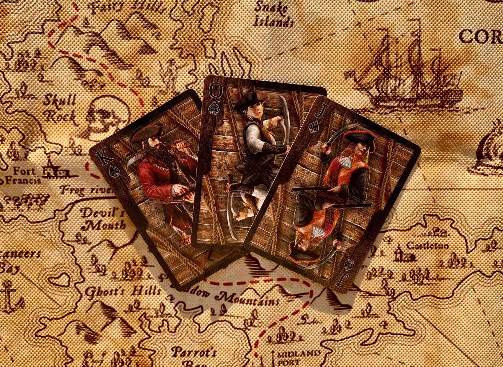 Jolly Roger Bicycle Playing Cards - Tales of Pirate Legends - Image 8